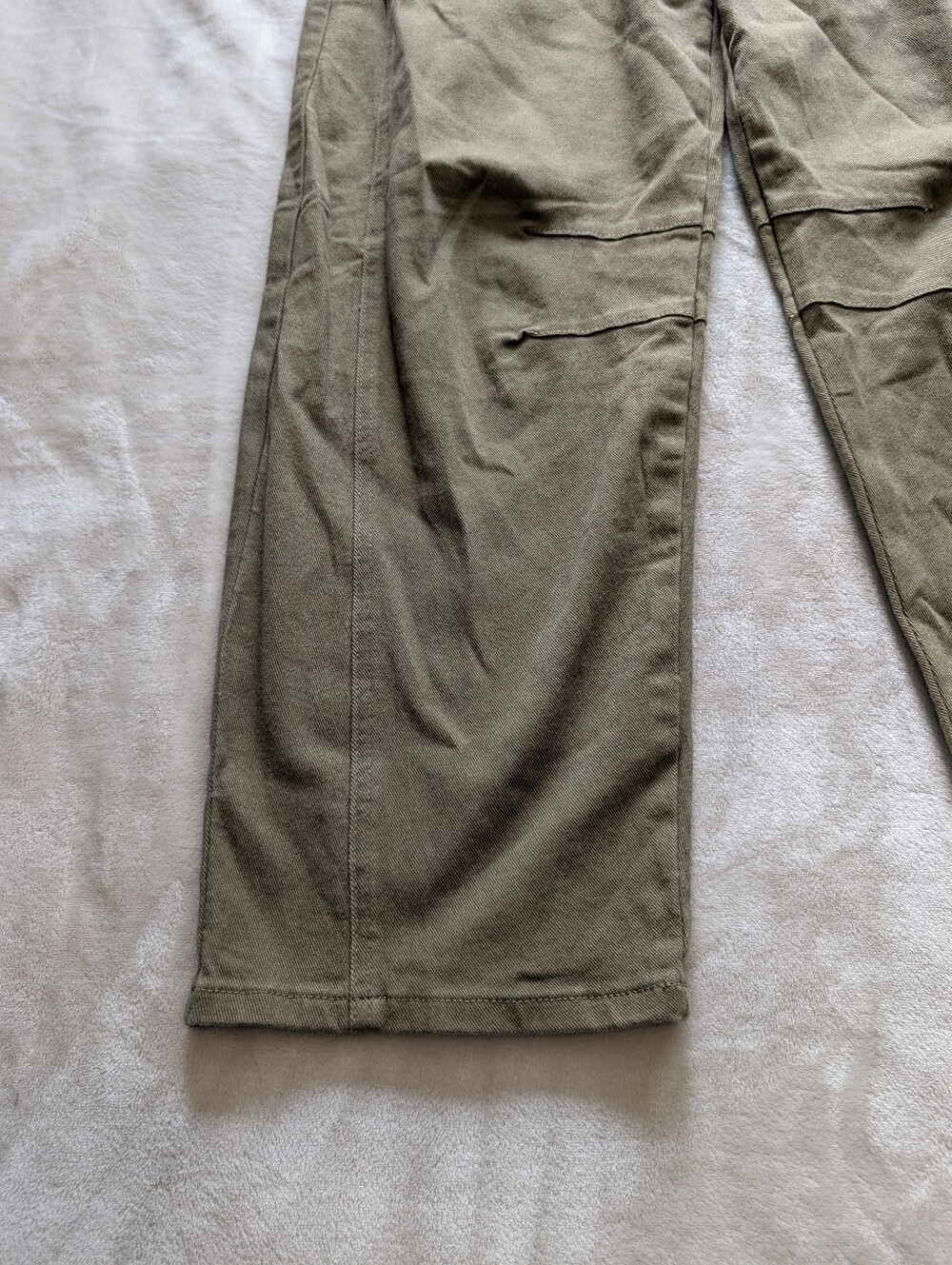 Flamingals Stitch Detail Straight Leg Crop Pants NWT Women's Large - Picture 8 of 13